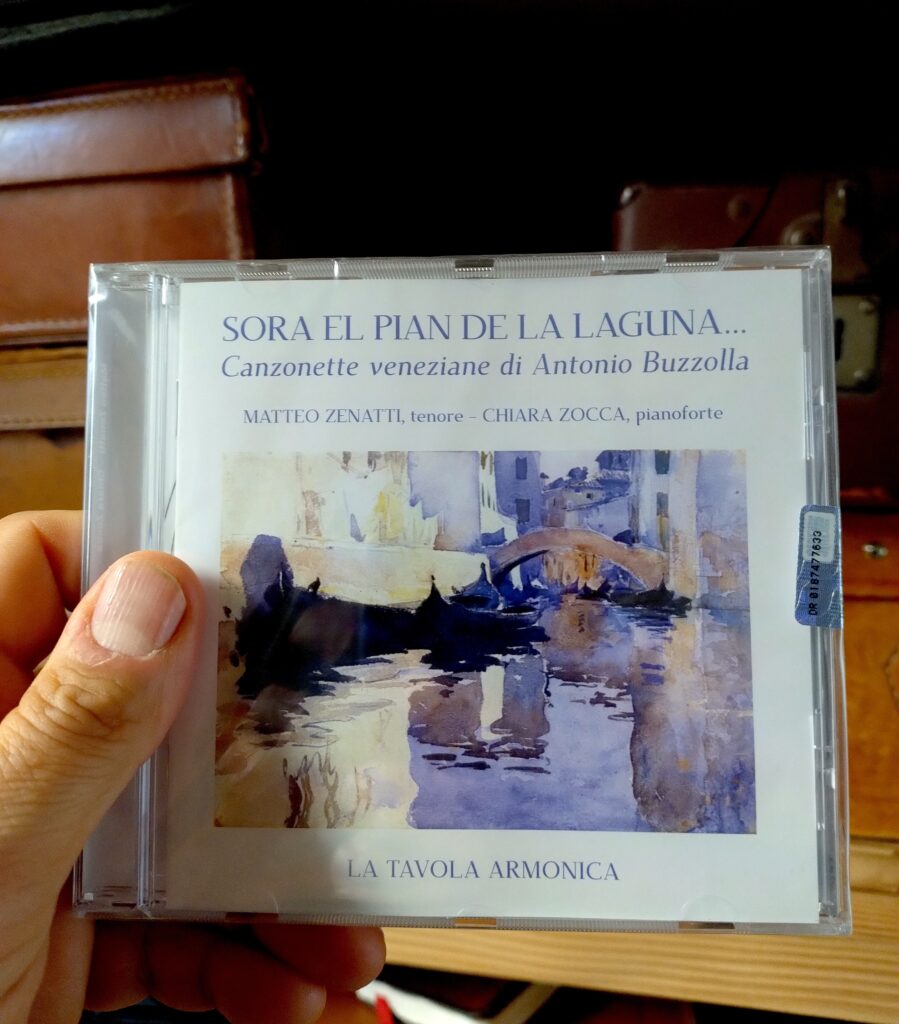 CD di musiche di Antonio Buzzolla registrate da me e Chiara Zocca