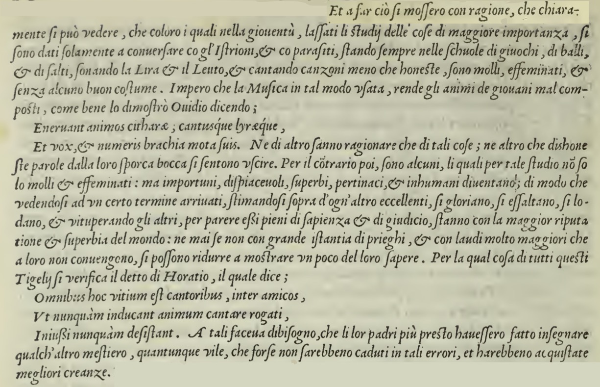 originale del testo postato