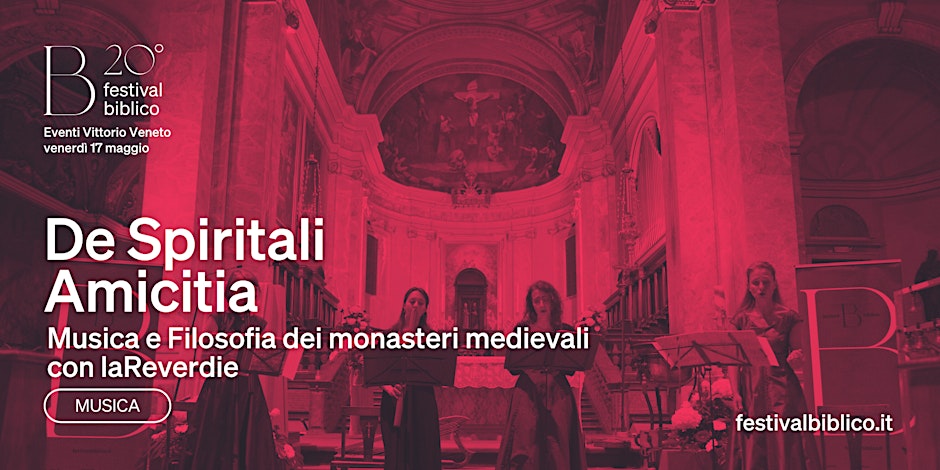 locandina concerto De spiritali amicitia